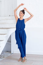 Yamena Mazarine Blue Jumpsuit Suite13