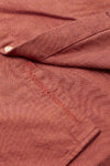 Elder Burned Orange Melange Flannel Shirt Knowledge Cotton Apparel