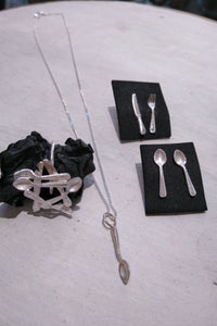 Spoon Silver Necklace