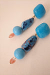 Long Blue Stones Earrings by Yuumi Peralta