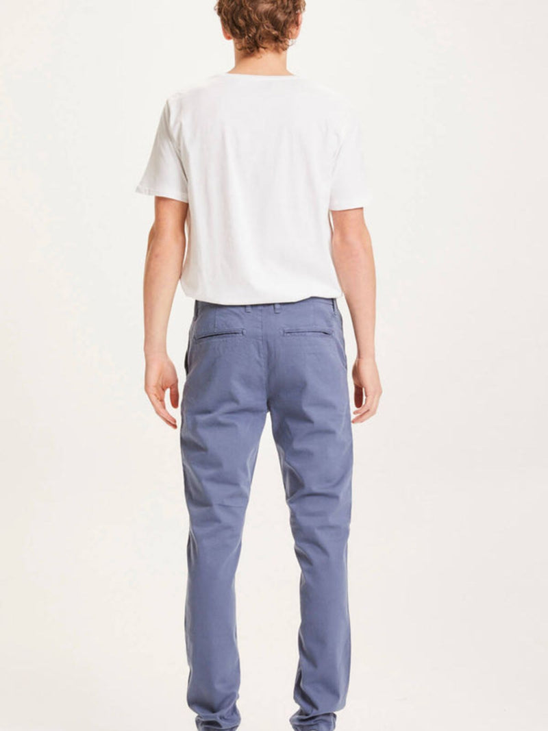 Blue Chino Pant Slim Fit Cotton Stretch