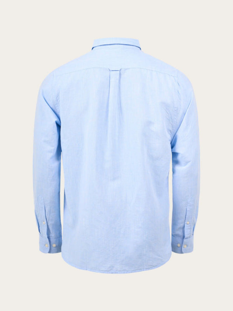 Larch Linen Bottom Down Shirt Knowledge Cotton Apparel