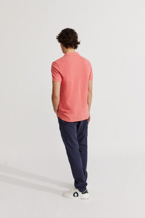 Ted Slim Fit Dark Coral Polo Ecoalf