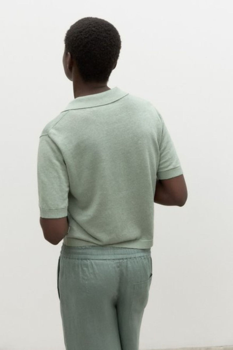 Juniper Knitted Linen Shirt Green Ecoalf