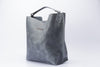Grey Tote Leather Bag