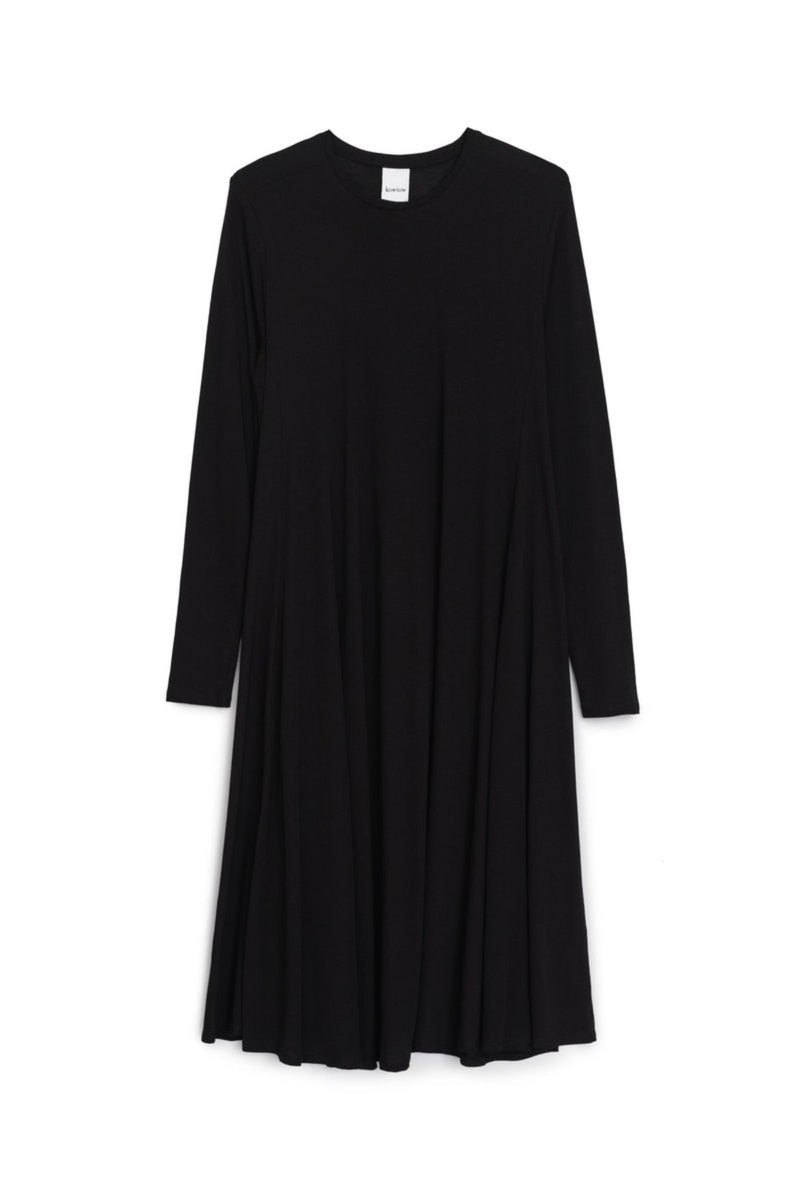 Black Long Sleeve Dress Kowtow