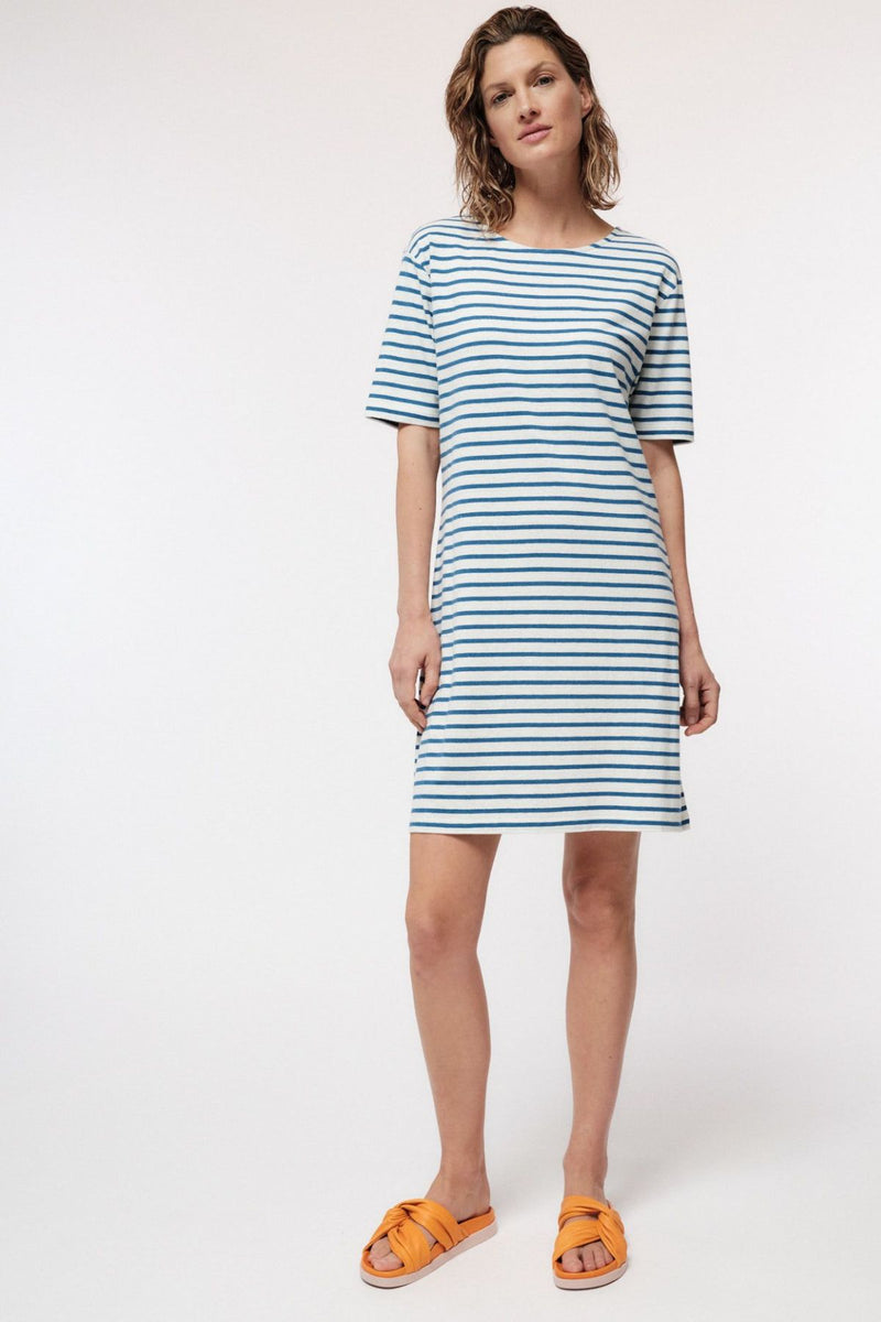 Dress with Stripes and Back Cutout Lanius