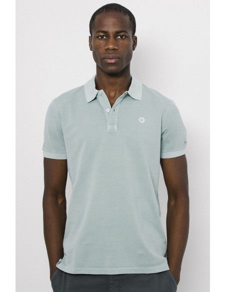 Ted Slim Fit Mint  Polo Ecoalf